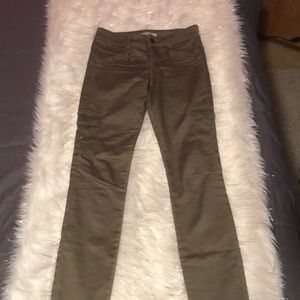 Olive green charolette russe cargo pants
